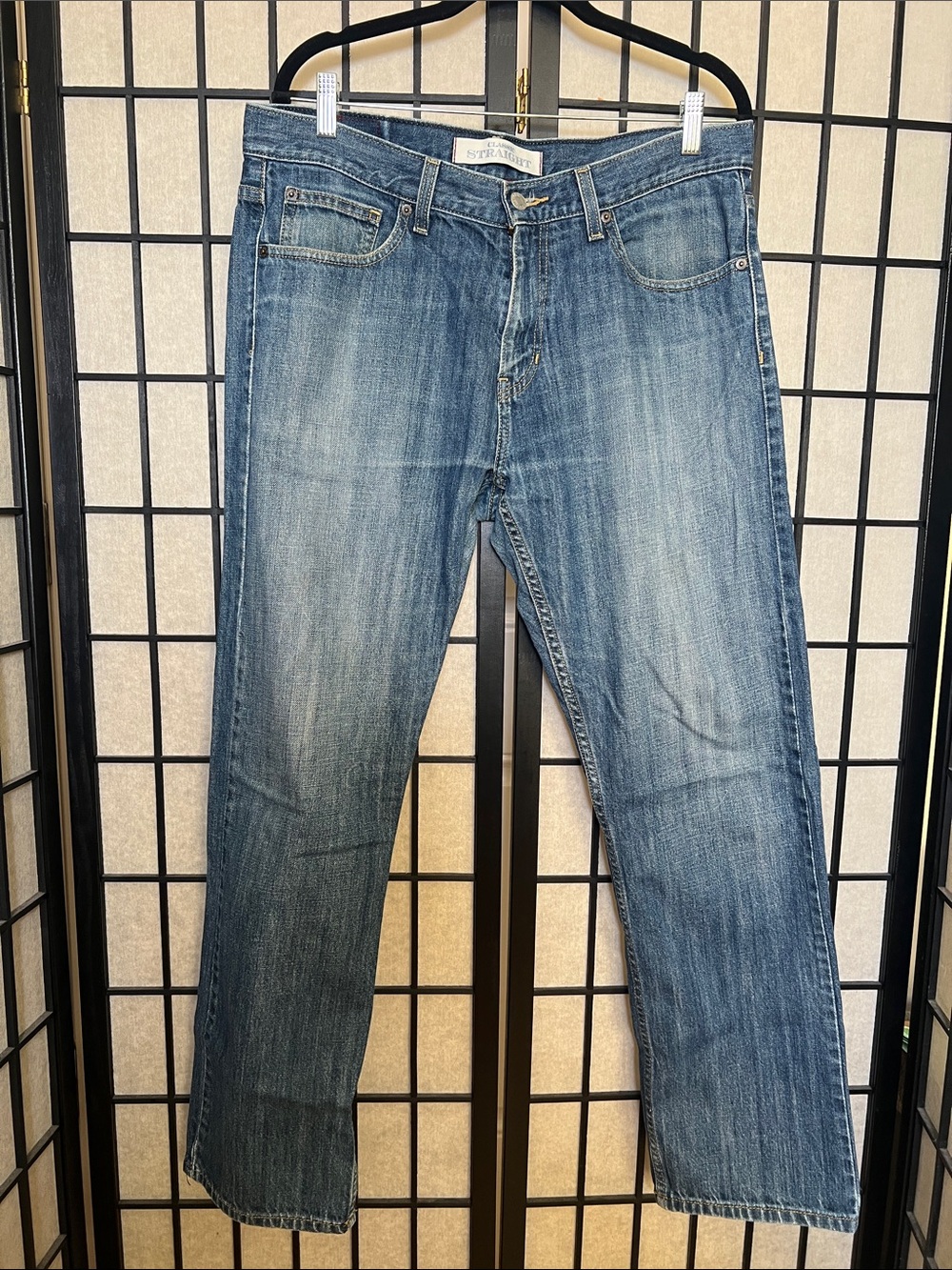 Tommy Hilfiger Medium Blue Men's Straight Jeans 34W/32L